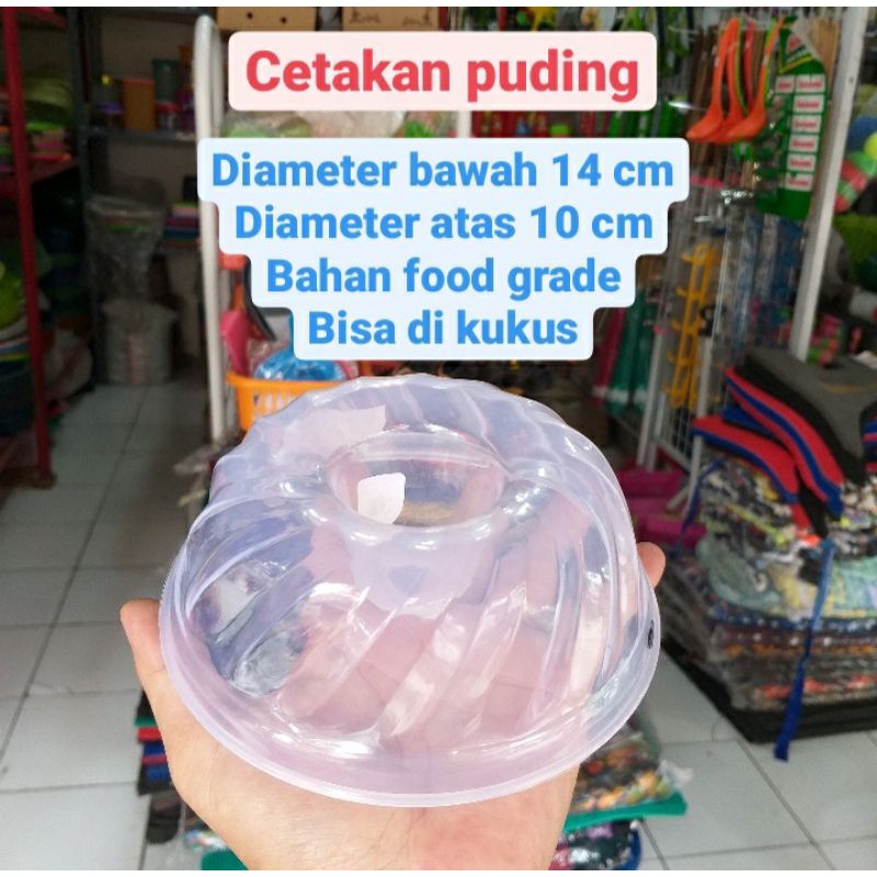 cetakan puding / agar agar / jelly / kue kukus / bolu kukus / ulir / semangka / lubang tengah