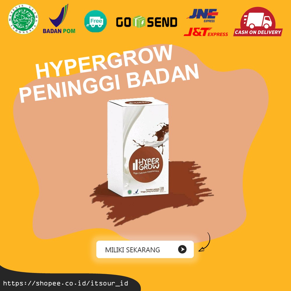 

SUSU PENINGGI BADAN HERBAL DEWASA HYPERGROW SUPLEMEN HERBAL