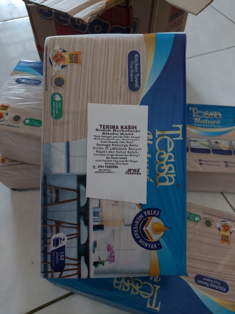 Tessa Tissue Nature Pengesat 150s