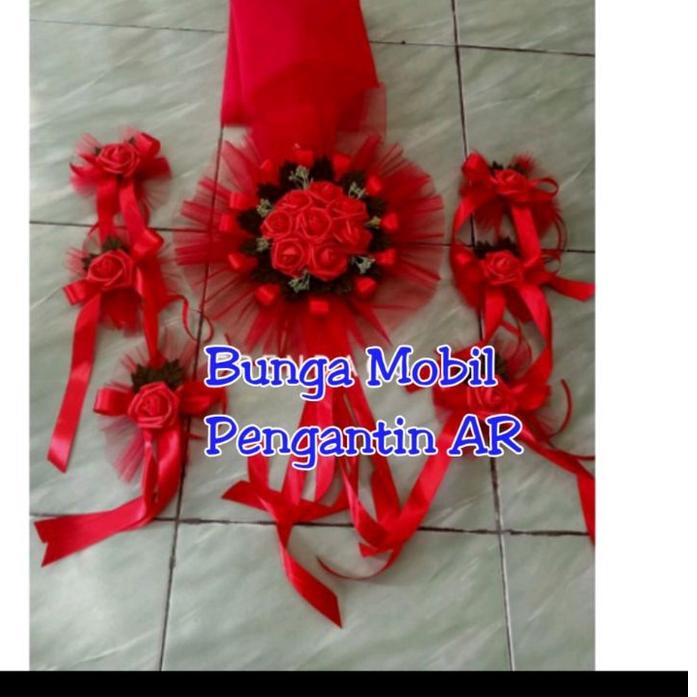 Best Seller.. Bunga Mobil pengantinmurah k2 , Bunga hias mobil pengantin, Bunga dekor mobil