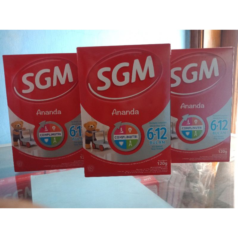SUSU SGM 6-12 BULAN, 720 gram PAKET HEMAT (6 KOTAK)