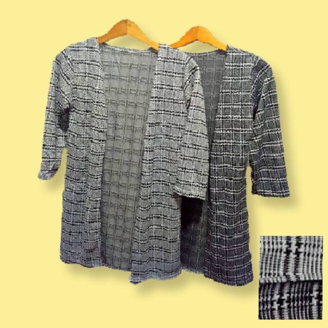 Megasari, Cardigan kotak outer kotak cardigan murah cardigan wanita