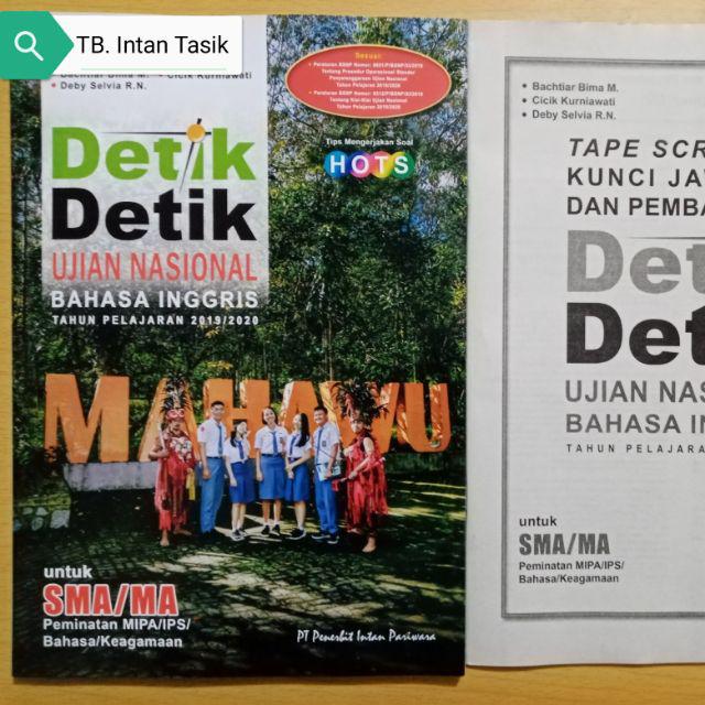 Buku Detik detik UN SMA MA Intan Pariwara 2019/2020 detikdetik UNBK SMA-Bhs Inggris