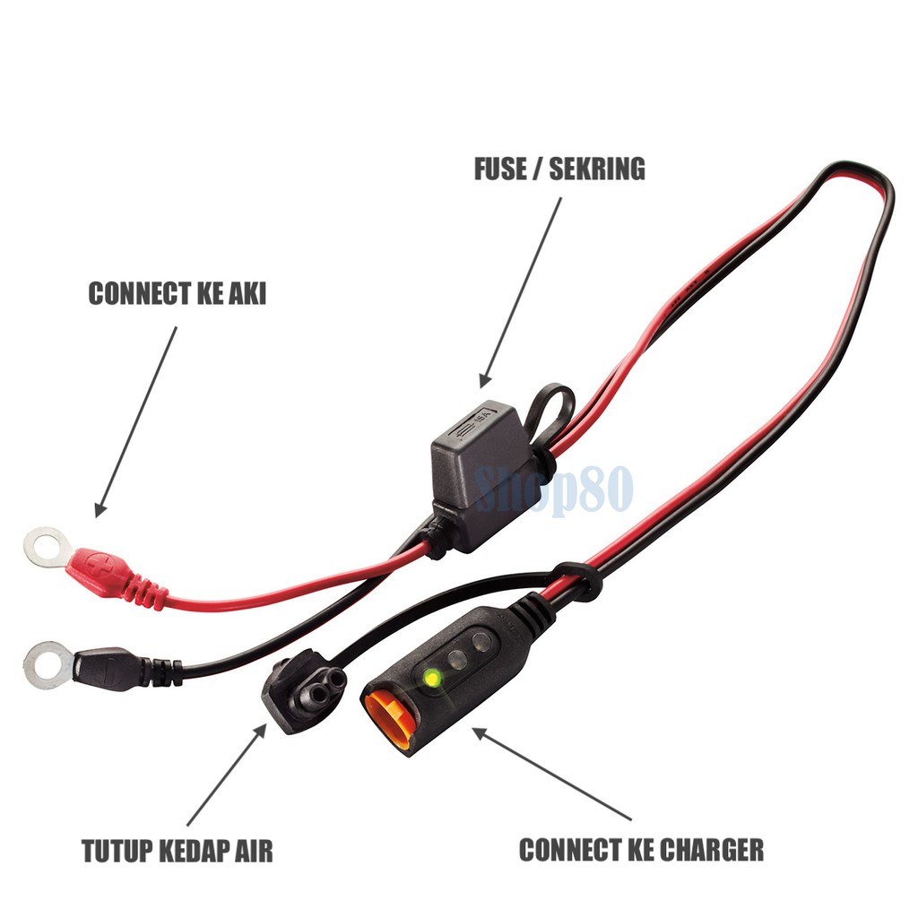 CTEK Comfort Indicator Ring Terminal Eyelet M6