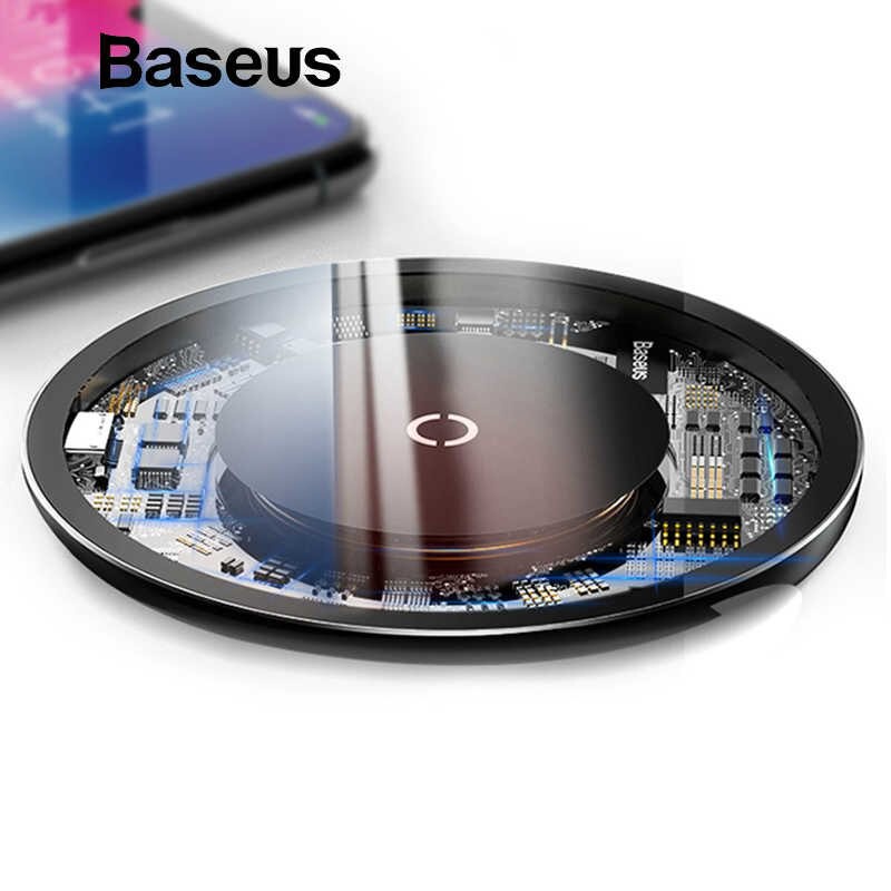 BASEUS WIRELESS CHARGER ORIGINAL FOR IPHONE SAMSUNG AIRS POD PRO 15W QUICK CHARGE QC 2.0