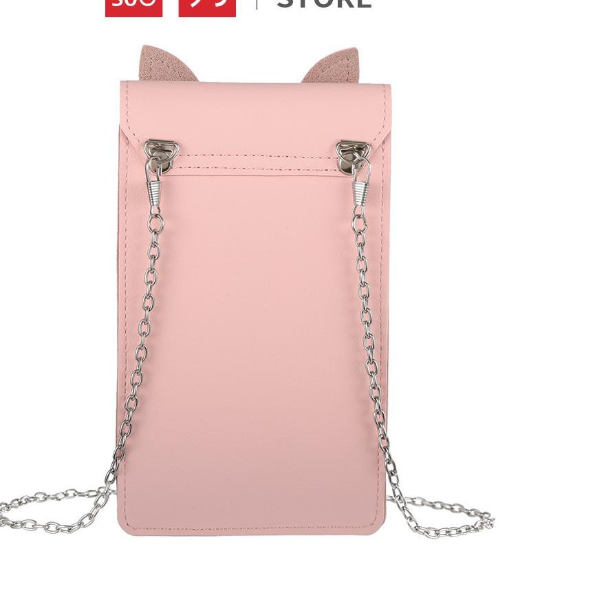 New Miniso Official Love Cat Mobile Phone Bag/ Dompet untuk handphone