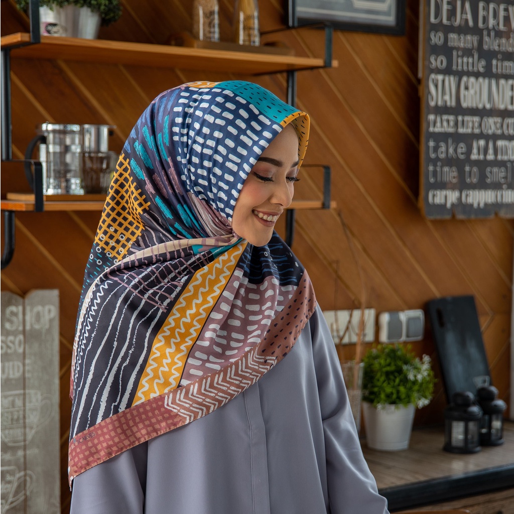 Hijab Segi Empat Printing | Outlook | Levelup | Levelscarves