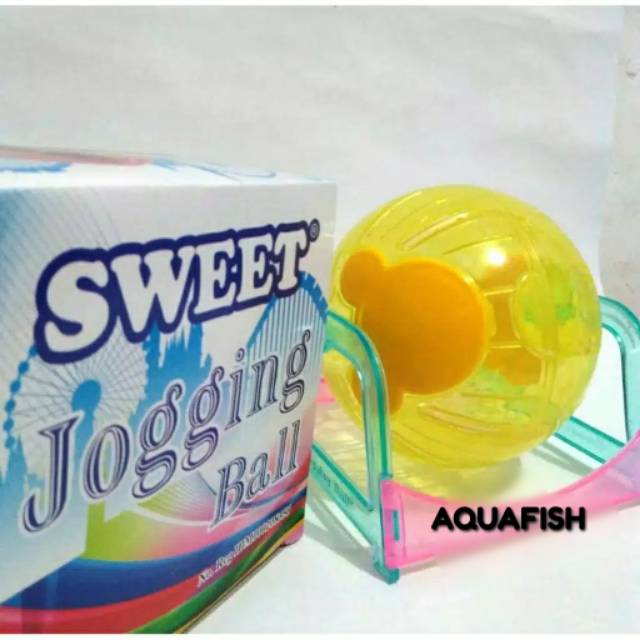 sweet hamster jogging ball / mainan hamster / accesories hamster