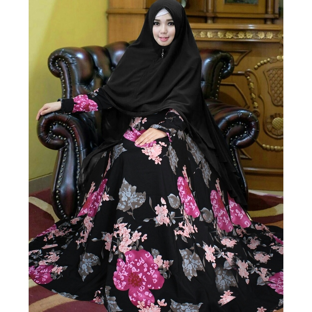 Gamis murah cassandra / Syari monalisa premium set hijab / Fashion wanita muslimah