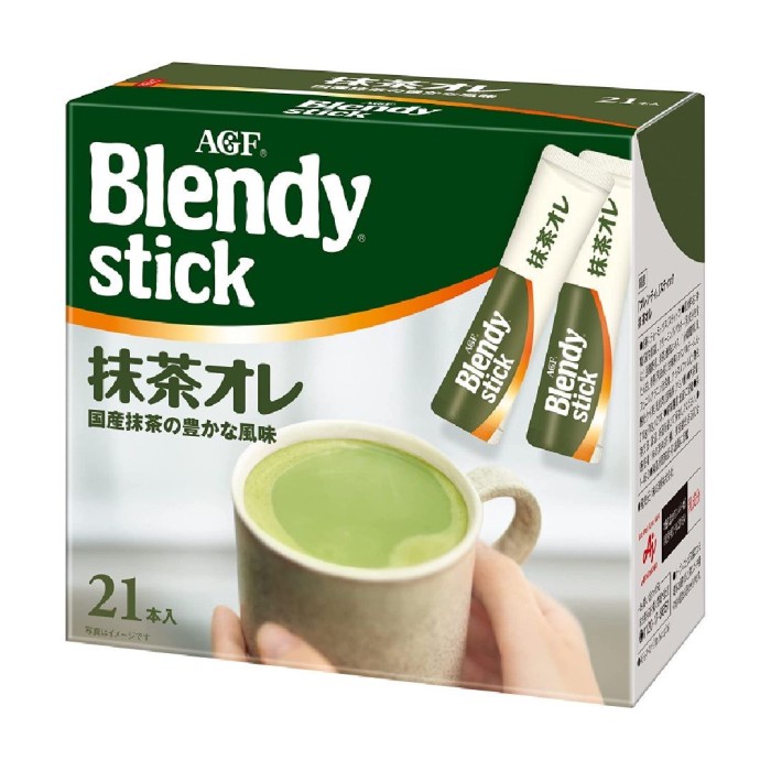 AGF Blendy Matcha Au Lait Tea Latte Creamy &amp; Taste 21s x 10gr