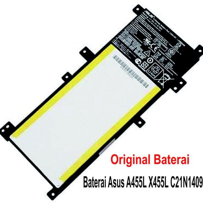 Baterai Laptop Asus A455L X455L C21N1409 Original