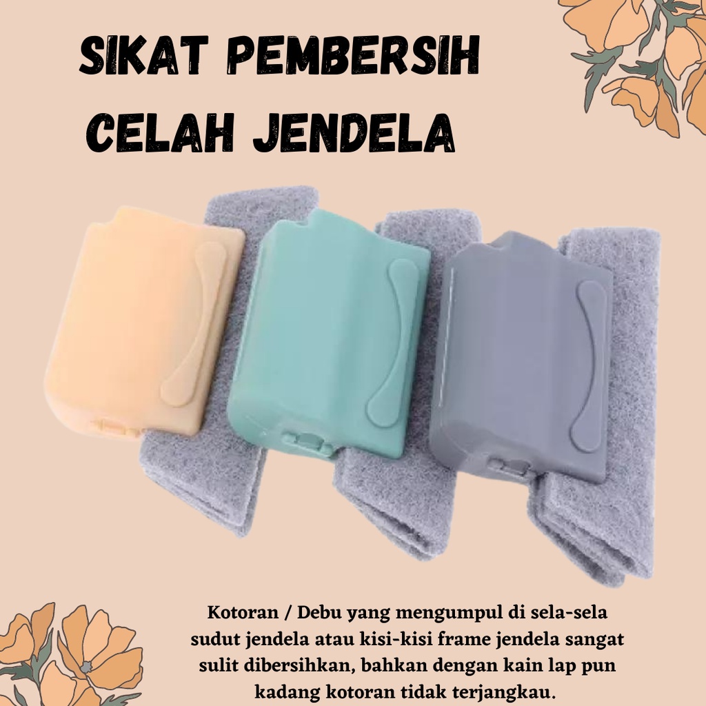 HARGAPROMO!!! Sikat Pembersih Celah Jendela Sikat Dapur Window Slot Cleaner