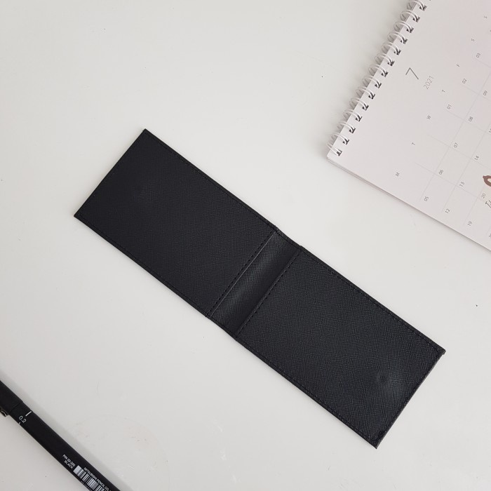 

Star Name Tag Magnet Dua Sisi Id Card Magnet Jepit Saku Kulit Hitam Promo