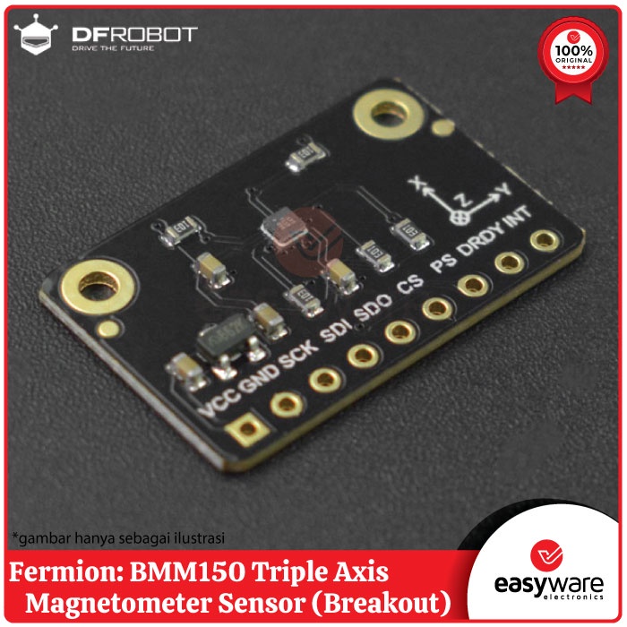 DFRobot Fermion: BMM150 Triple Axis Magnetometer Sensor (Breakout) Sensor Magnet