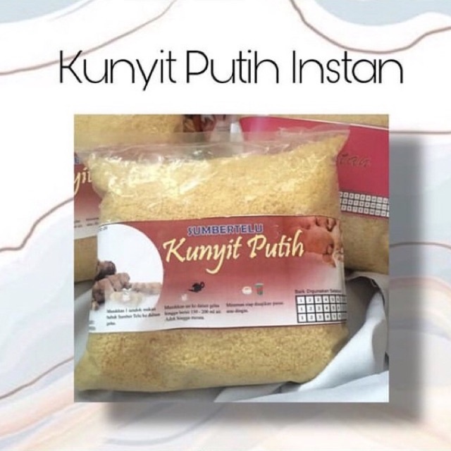 

kunyit putih instan