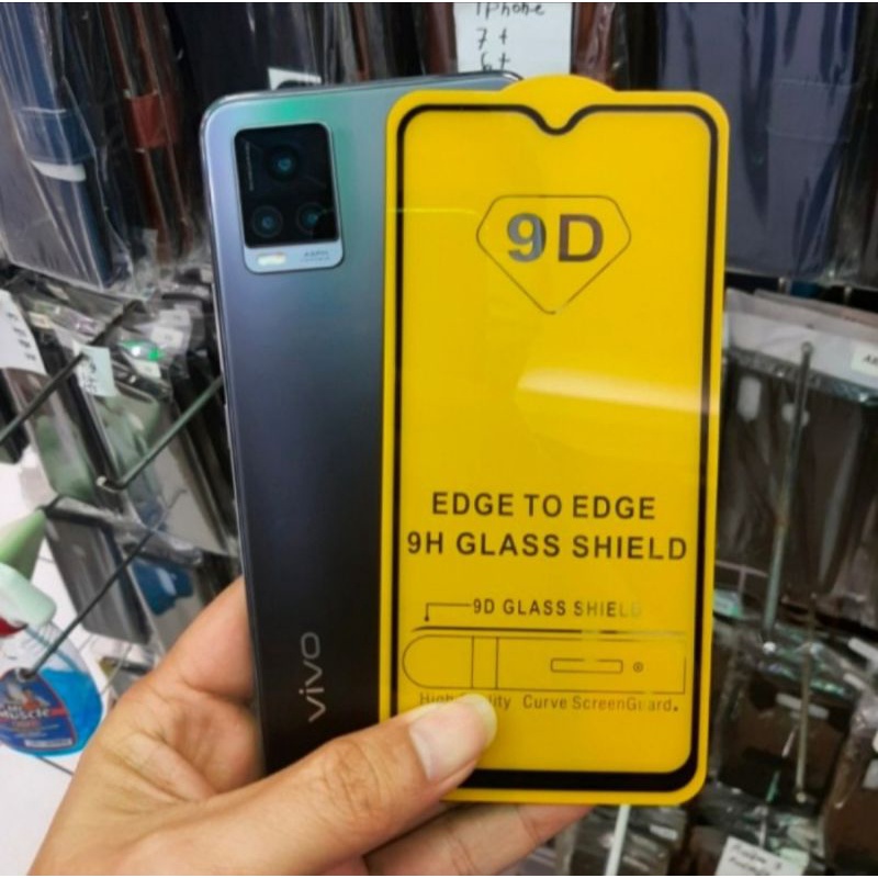 Vivo V20 V20se V21 4G 5G tempered glass anti gores kaca full lcd