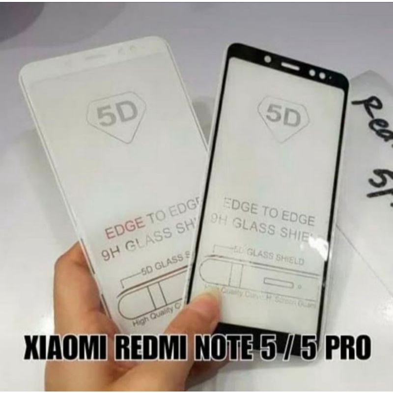 Xiaomi Redmi Note 5 Note 5 Pro tempered glass anti gores kaca full lcd