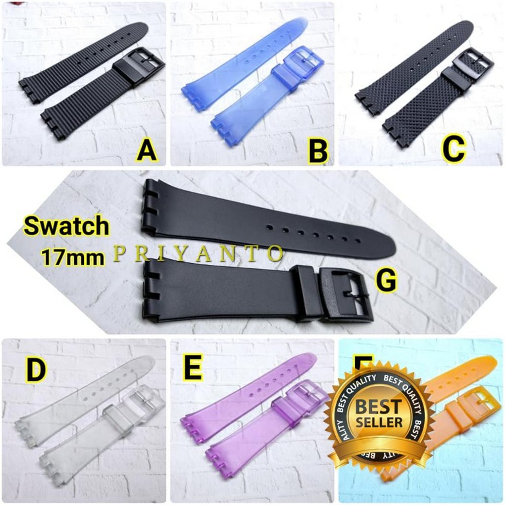 [LARIS] Swatch 17mm Strap Tali jam Swatch Swatch17 mm Strap Murah
