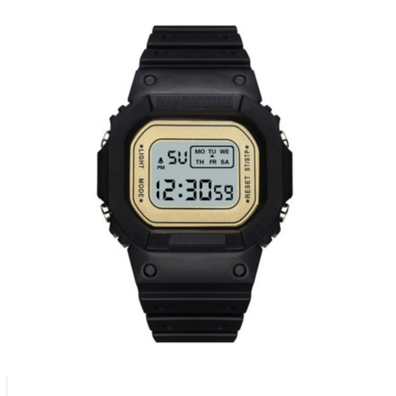 Jam Tangan Digital SOLID Anti Air Couple Watch Korea Fashion Casual Sport Waterproof Pria Wanita