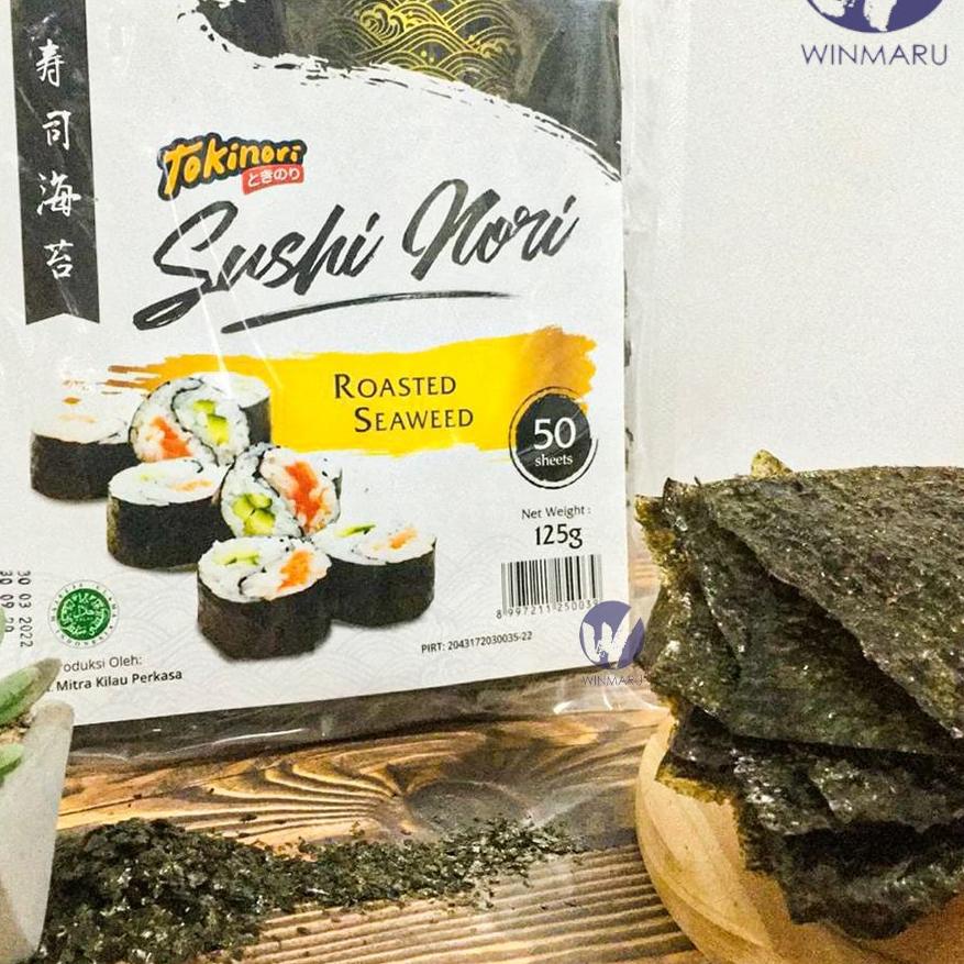 

✓ Tokinori Sushi Nori Seaweed Rumput Laut 50 sheets/lembar Baru