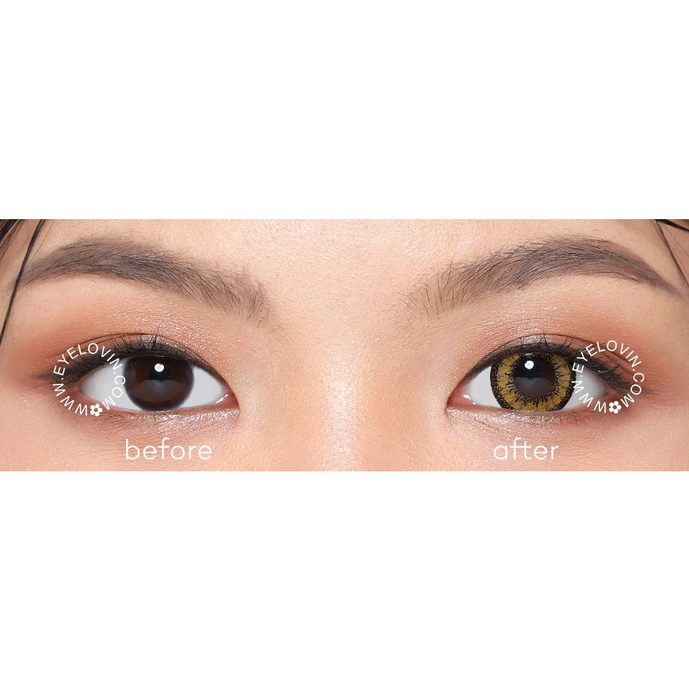 EYELOVIN Softlens VIP - VIP Big Dolly Brown (BIG EYE EFFECT)