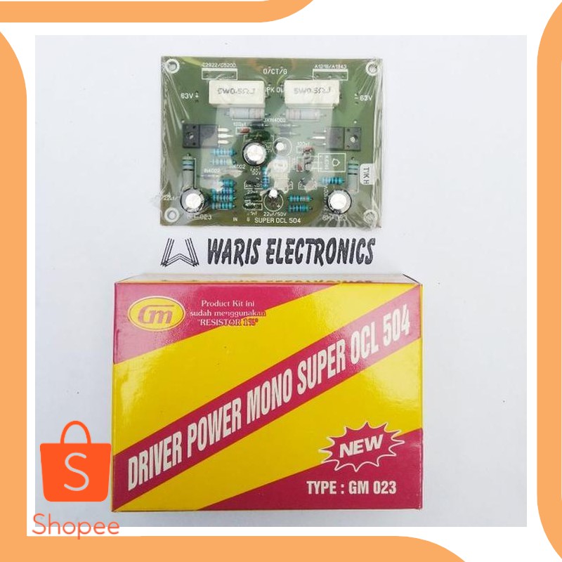Jual suku cadang kit driver power super OCL SOCL 504 Mono 500W 20DEZ Murah