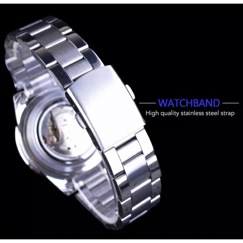 Jam Tangan Mekanik Automatic Winner Submariner Pepsi Termurah