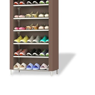 Produk Shoe Rack Portable Rak Sepatu Lipat Susun 7 Tingkat 6 Ruang Murah Shopee Indonesia