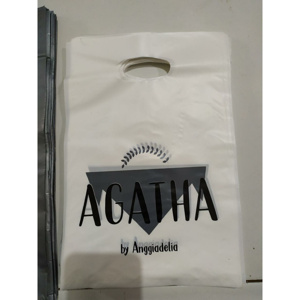 

Plastik Packing Olshop Model Plong Ukuran 20x30 Sablon 2 Warna Custom