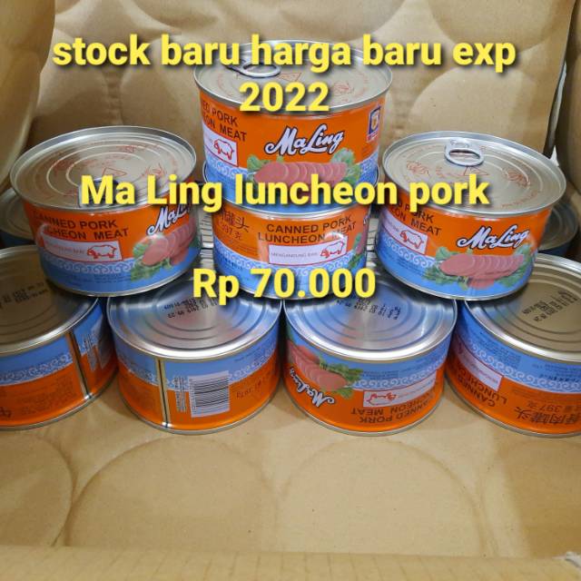 

MaLing Luncheon meat pork 397gr
