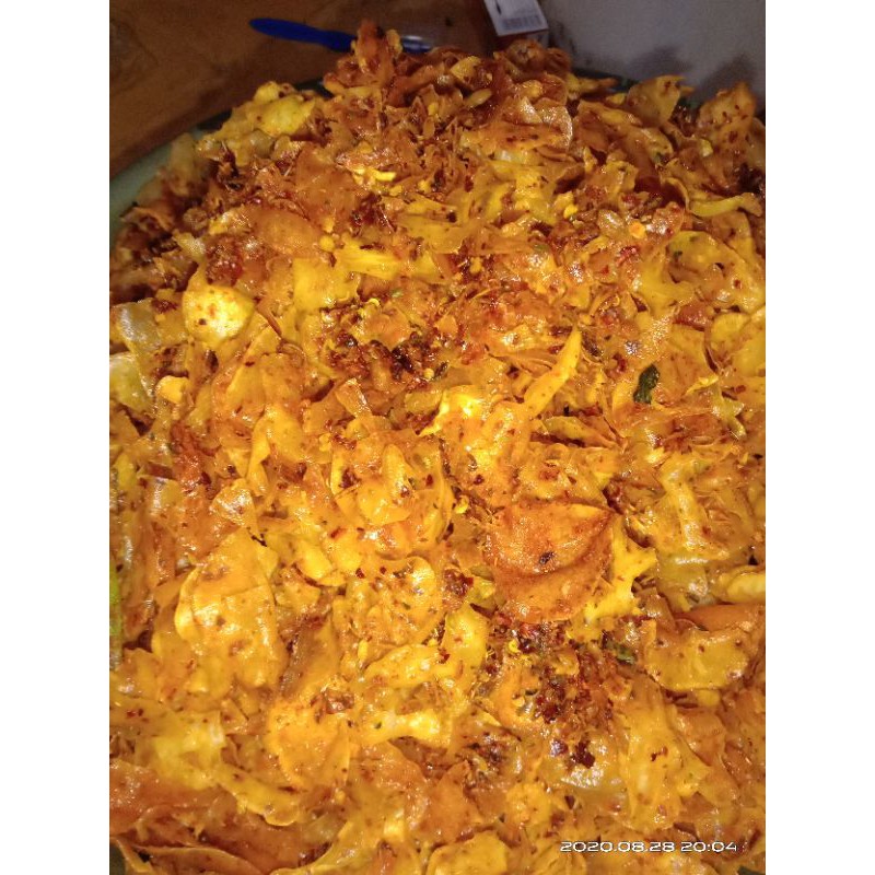 

kripset pedaas gurih daun jeruk 1000gr