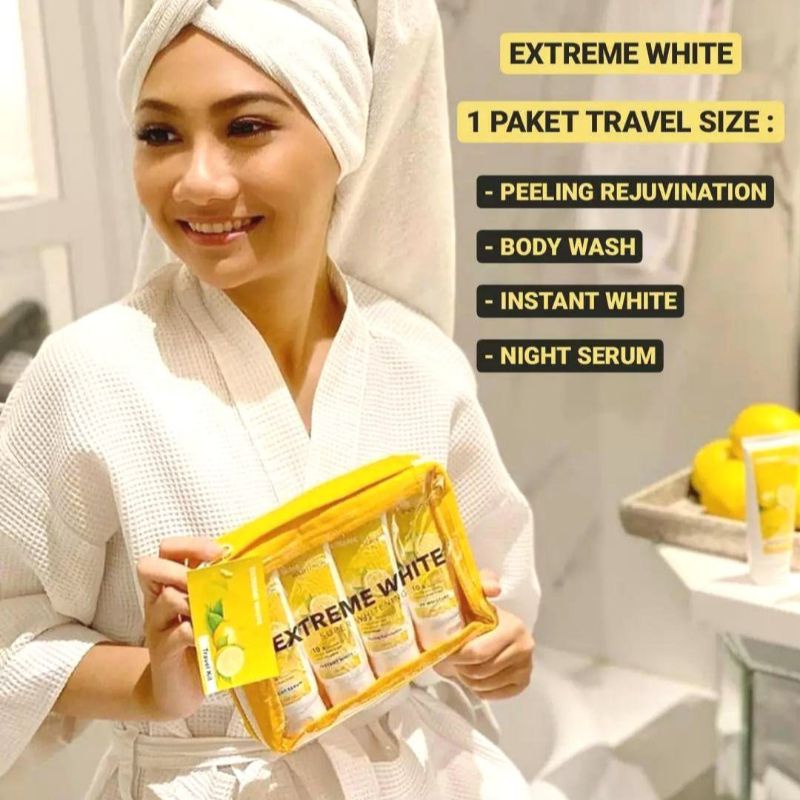 EXTREME WHITE TRAVEL SIZE | GLASSKIN | GOLDSKIN | KOREAN WHITE | SUPERBELLA