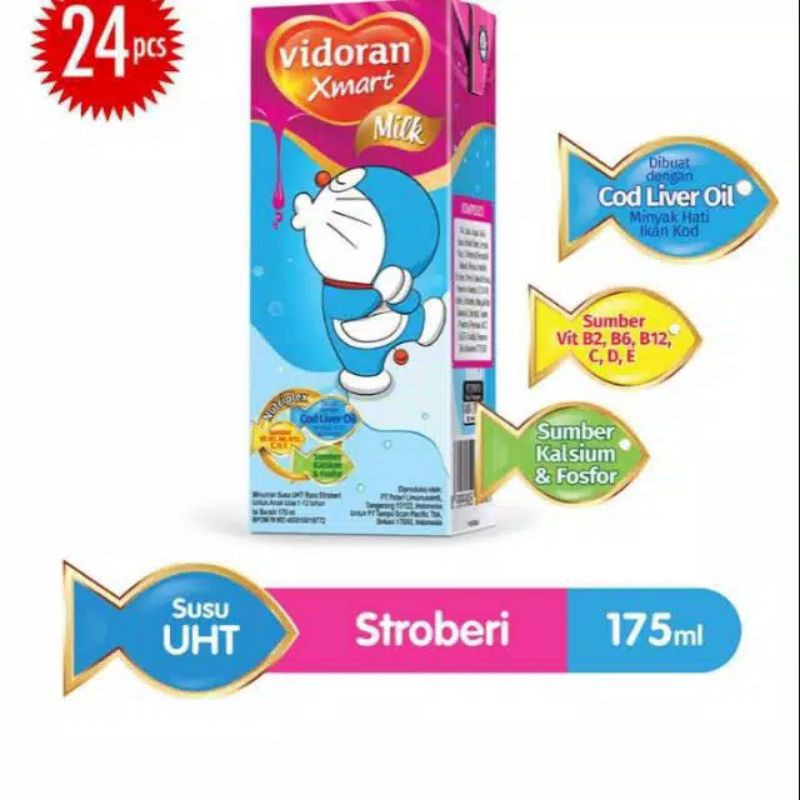 susu uht vidoran 175 ml