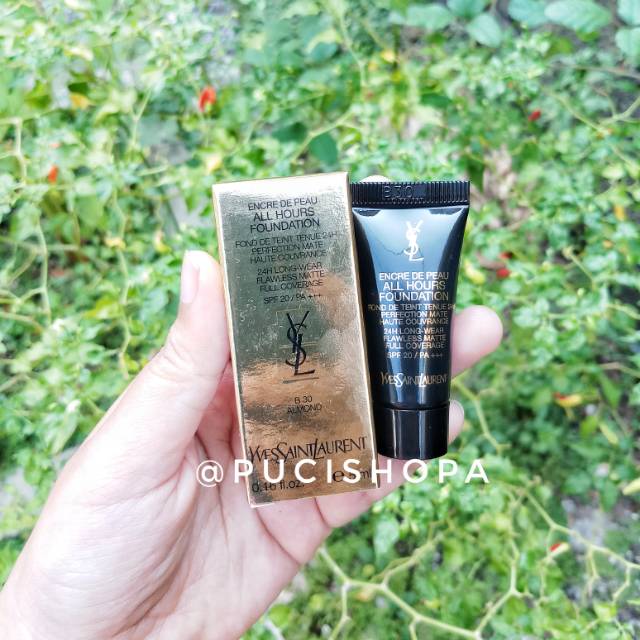 Ysl all hours foundation 5ml B30 almond