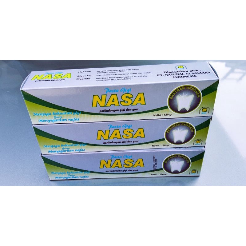 Pasta gigi odol nasa asli 120gr