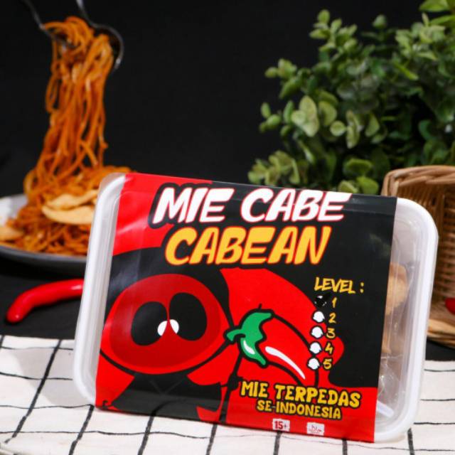 

Mie pedas cabe cabean