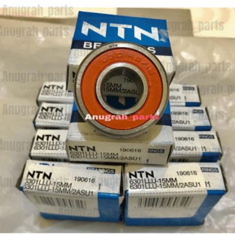 BEARING 6301-15 2RS LAHER 6301-15 BEARING PNP TROMOL BEARING NTN 6301-15 LLU