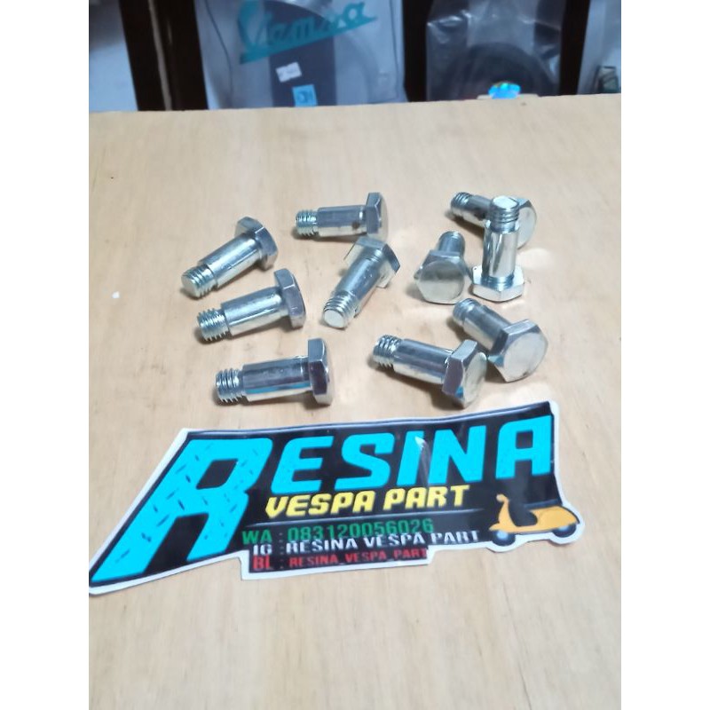 baut shock vespa depan atas