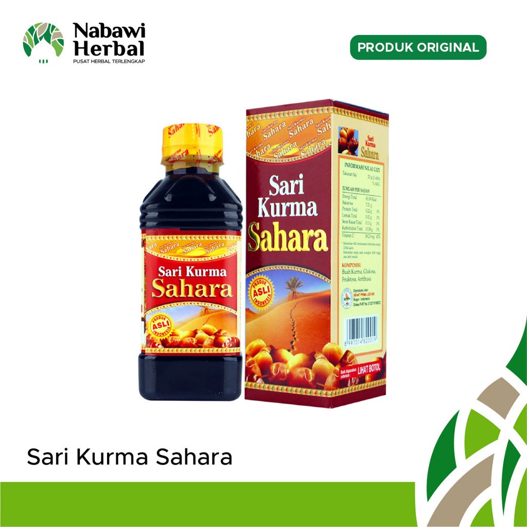 

Nabawi Herbal Sawangan - Sari Kurma Sahara