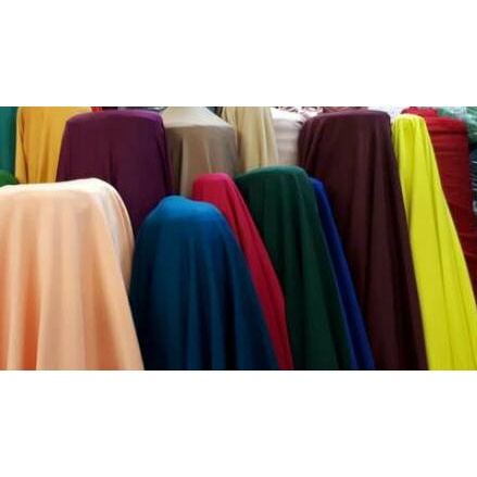 ☉ Kain PREMIUM. Bahan Scuba. Kain Scuba TEBAL. Kain Scuba Polos Meteran Import ▲