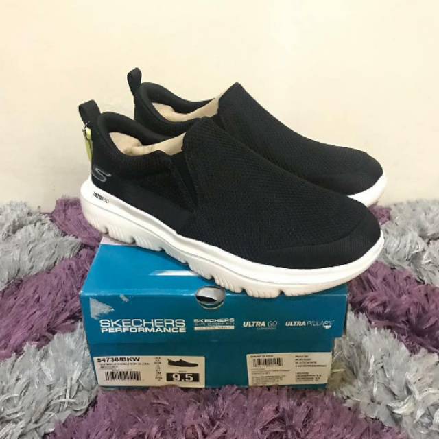 Skechers Go Walk Evolution Ultra Impecceble Black White