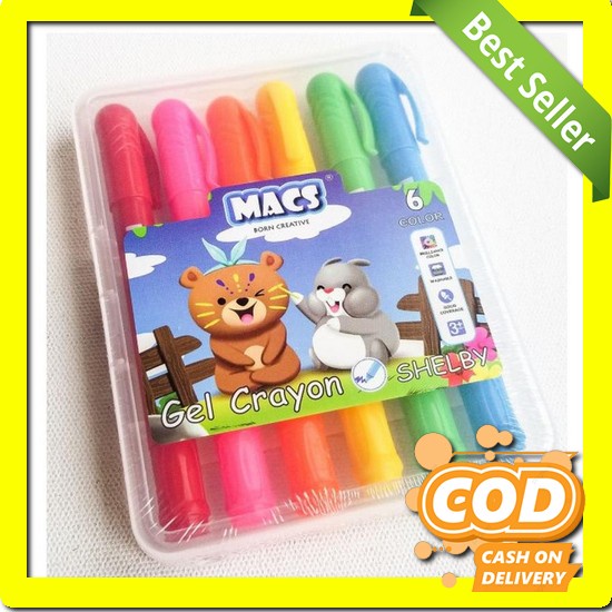 

Pcs Crayon Lab Crayon Plastik High Quality Bentuk Triangular Anti K Krayon Macs Silky Gel Crayon