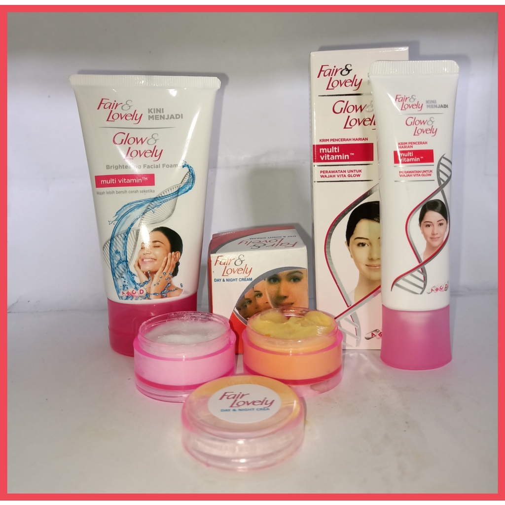 Beauty Dailly - PROMO Paket 3 IN 1 Fair & Lovely - Facial Foam 50g + Day & Night Cream Fair & Lovely