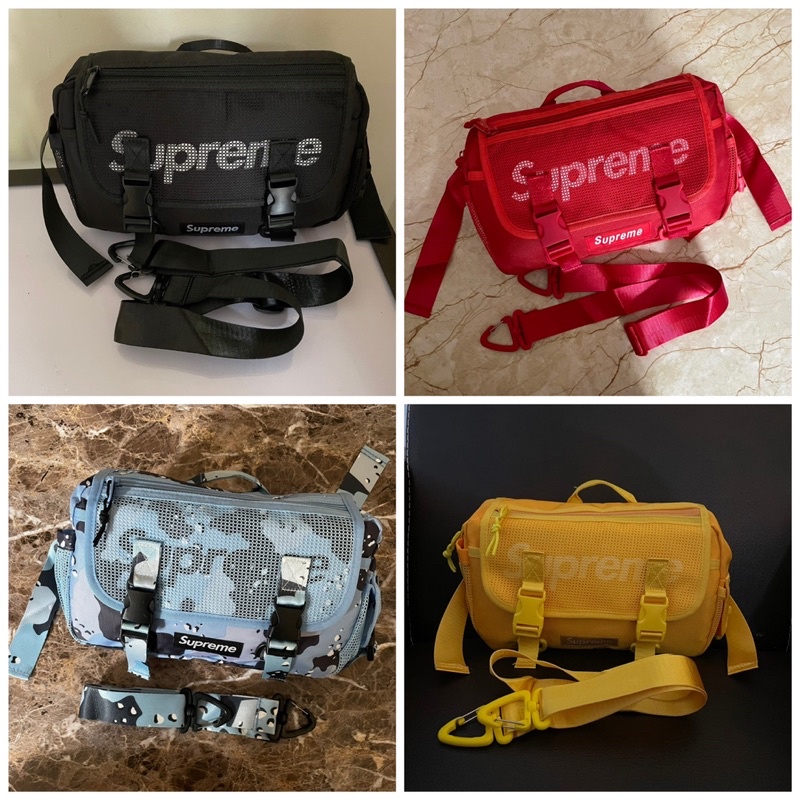 WAIST BAG MESSENGER BAG SUPREME SS20 / TAS SUPREME / TAS SLEMPANG SUPREME