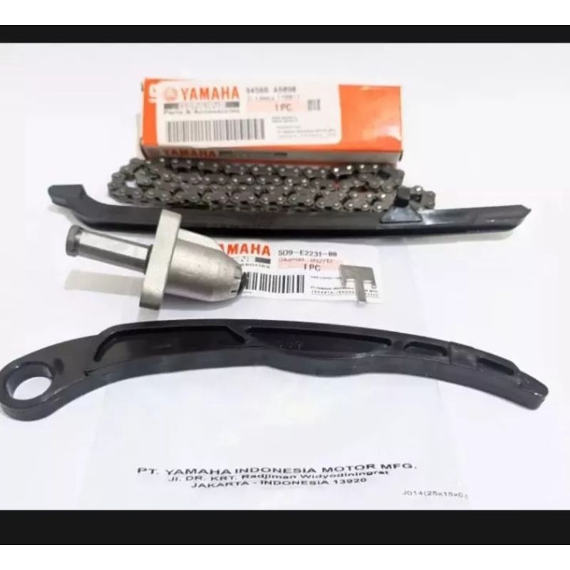 rantai keteng+tonjokan keteng+lidah tensioner Vega zr Jupiter Z1 Jupiter z new 115 robot