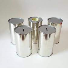 Promo Diskon!! Celengan Kaleng Polos Buka Tutup &amp; Permanen