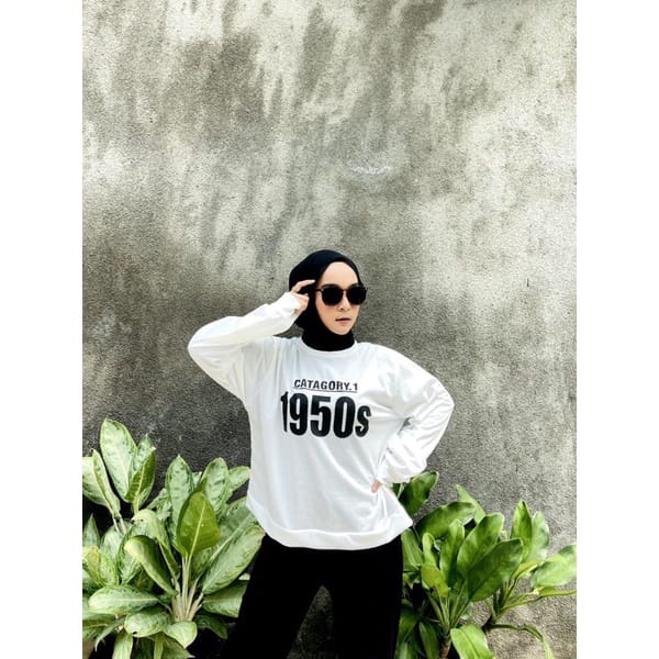 BEFAST - ZEC OOTD Wanita Sweater MIYAZATO / Sweater Oversize 1950s Category / Sweater Terbaru