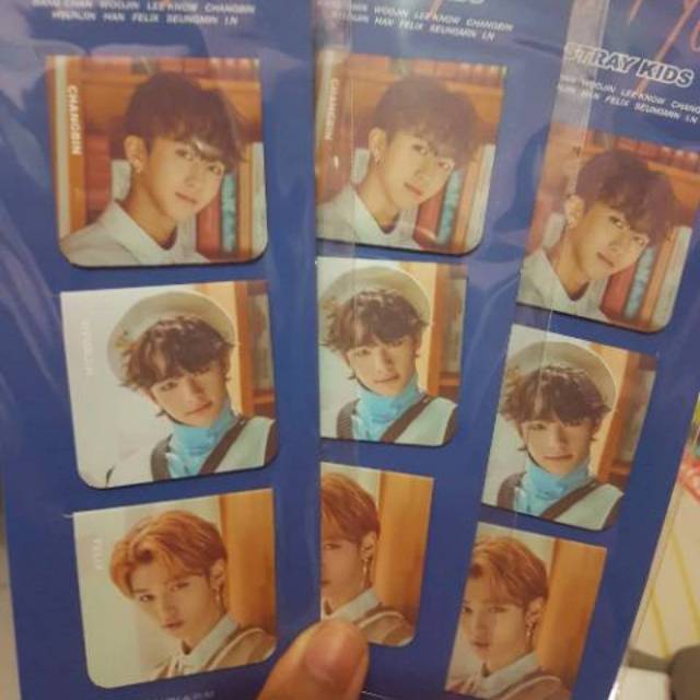 STRAY KIDS UNVEIL OP 3 BOOKMARK SET CHANGBIN FELIX HYUNJIN