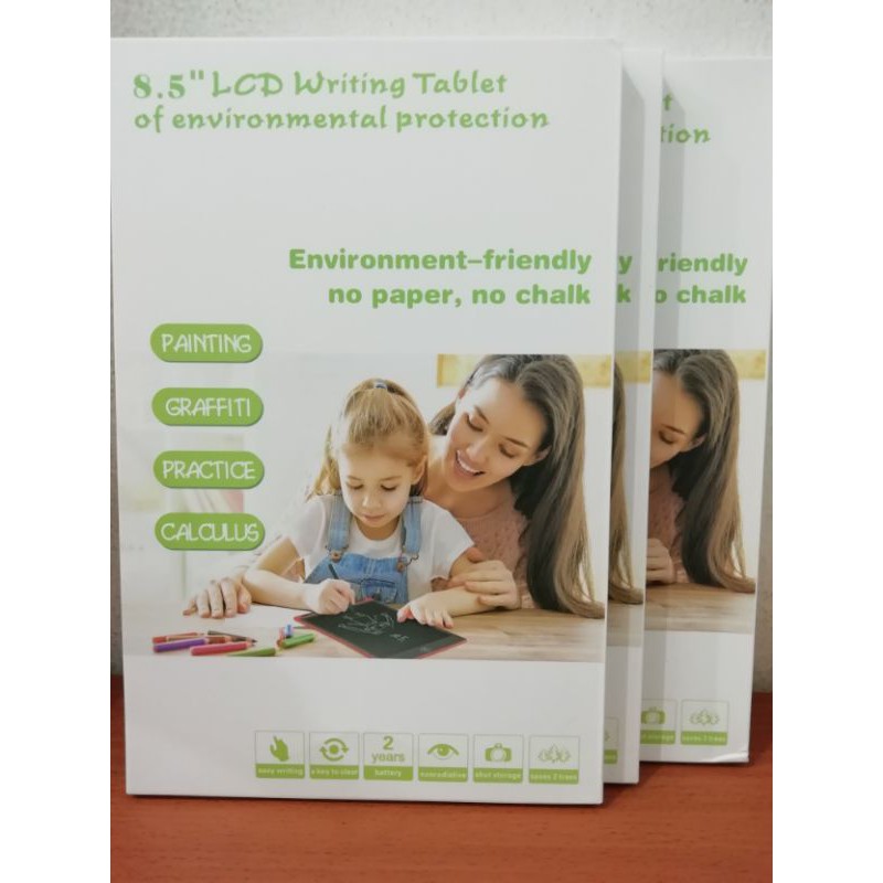 (JC) LCD writing pad / Drawing pad / papan tulis LCD 8.5 PAPAN TULIS BUAT ANAK ANAK