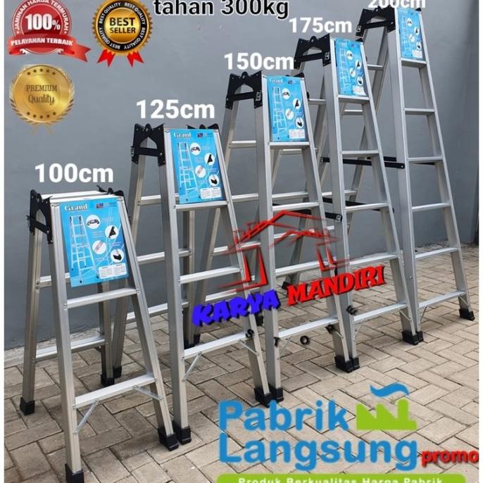BARU PROMO - TANGGA LIPAT TANGGA ALUMINIUM TANGGA LIPAT JUMBO 1 M 1 25 FDD656ES5